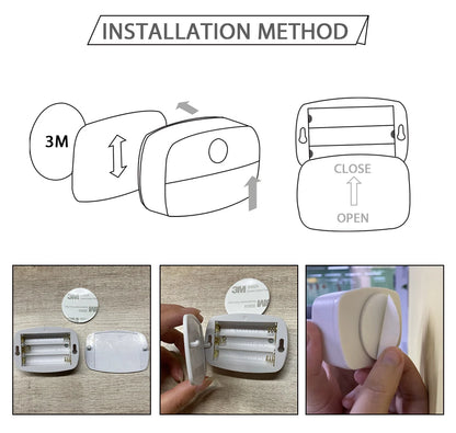 Motion Sensor Light Indoor LED Night Light Stick on Nightlight Battery Operated Lights for Hallway Stair Bathroom Closet Bedroom