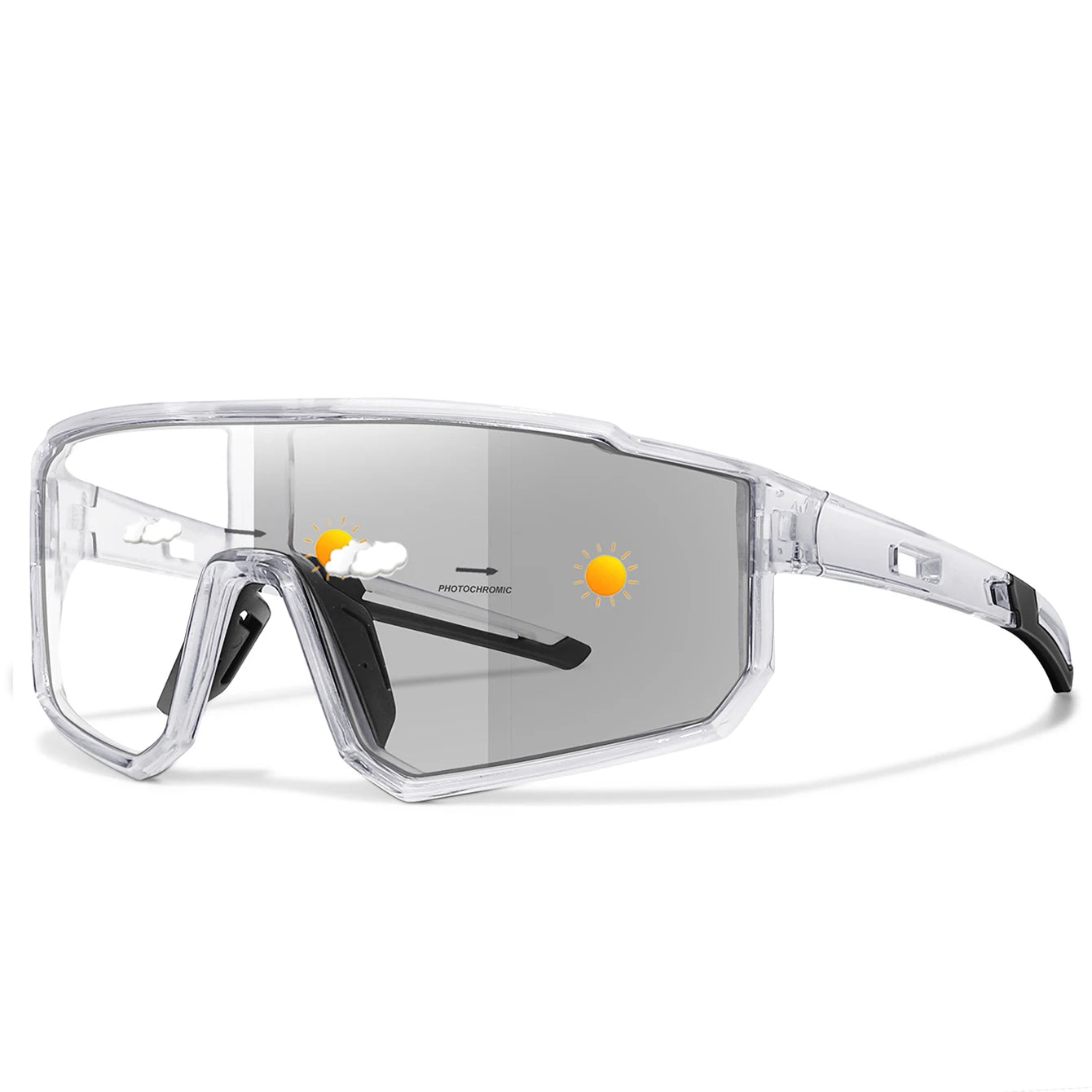 Fashion Brand Men Women Bicycle Photochromic Eyewear MTB Bike Fishing Running Cycling Sports Sunlasses Comfortable Goggles