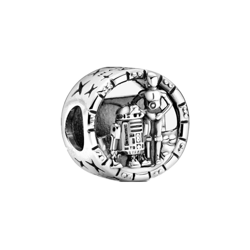 Star Wars Charm Beads Pendant fit Original Snake Silver Bracelet Necklace Beads for Diy Jewelry Women Gift
