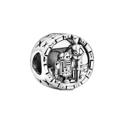 Star Wars Charm Beads Pendant fit Original Snake Silver Bracelet Necklace Beads for Diy Jewelry Women Gift