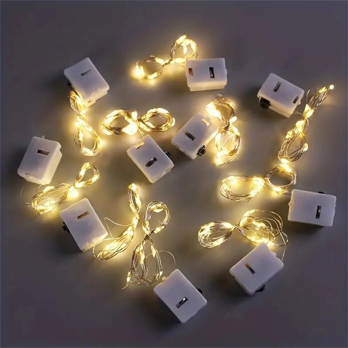 4PC/10PC/40PC LED2M20LED Fairy Battery Powered String Light,excluding battery,Used for Wedding,Party,Bedroom,Bouquet Decoration