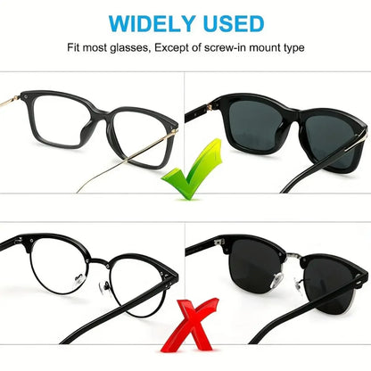 2/5Pairs/Packs Adhesive Eyeglass Nose Pad Anti-Slip Stick On Silicone Nose Pad for Sunglasses Thin Nose Pads Eyewear Accessories