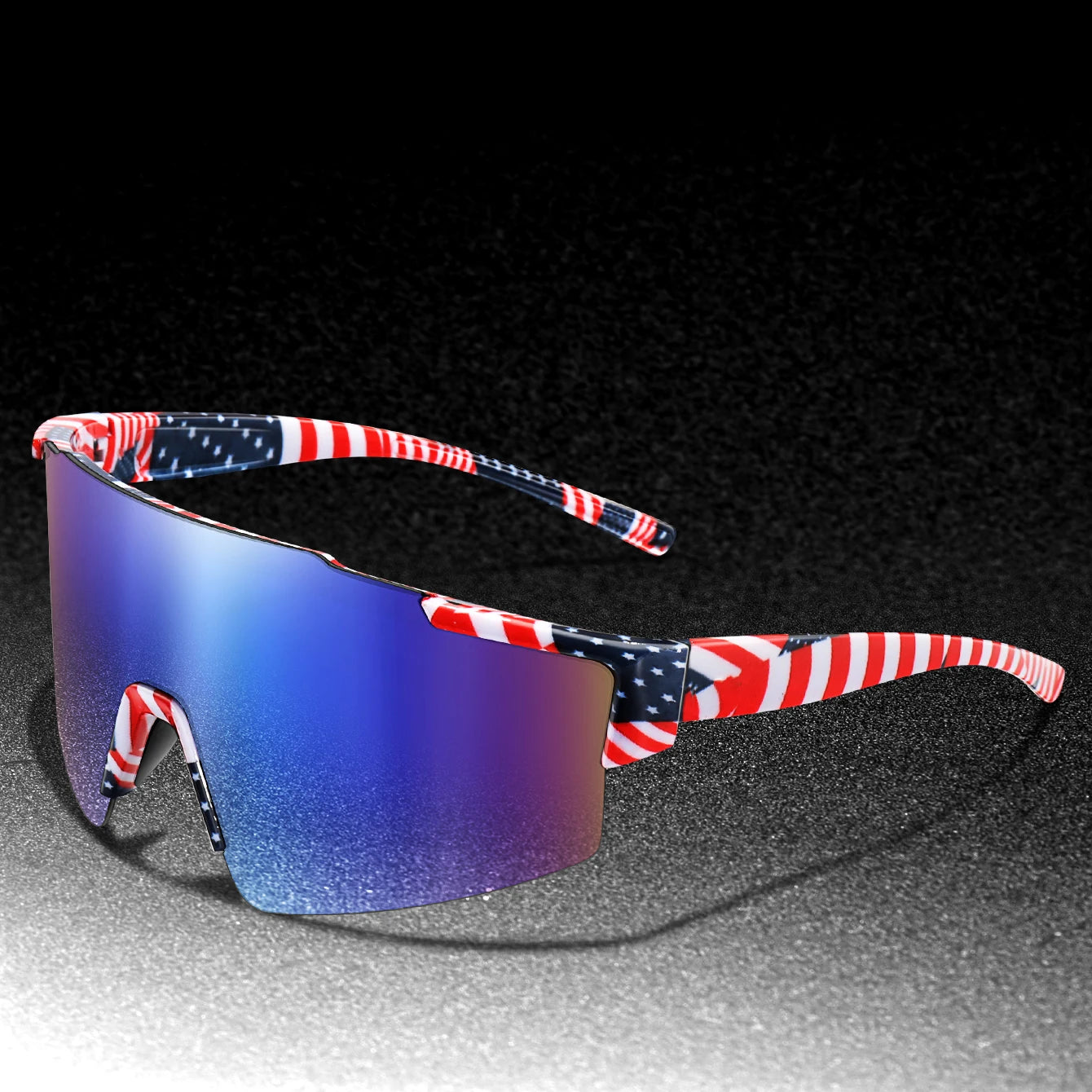 LOISRUBY Band New Style Cycling Sunglasses Sports Bike Glasses Men Women Mtb Bicycle Eyewear Large Windproof Eyewear UV400