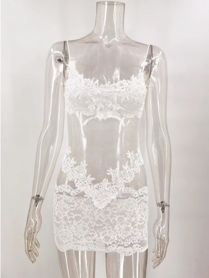 Sexy backless slip mini summer dress women see through mesh beach club party dress woman vacation evening short dresses vestidos