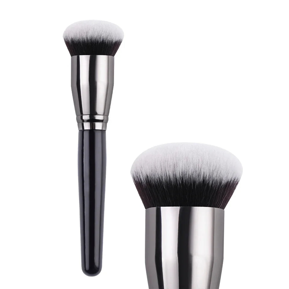 Arc-shaped Flat-head Ultra-thin Foundation Brush, Paint-free And Traceless Foundation Liquid Brush, Professional