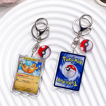 Pokémon Characters Pikachu Bulbasaur Jigglypuff Acrylic Keychain Bag Charms Accessories Backpack Pendant Key Holder Friend Gifts