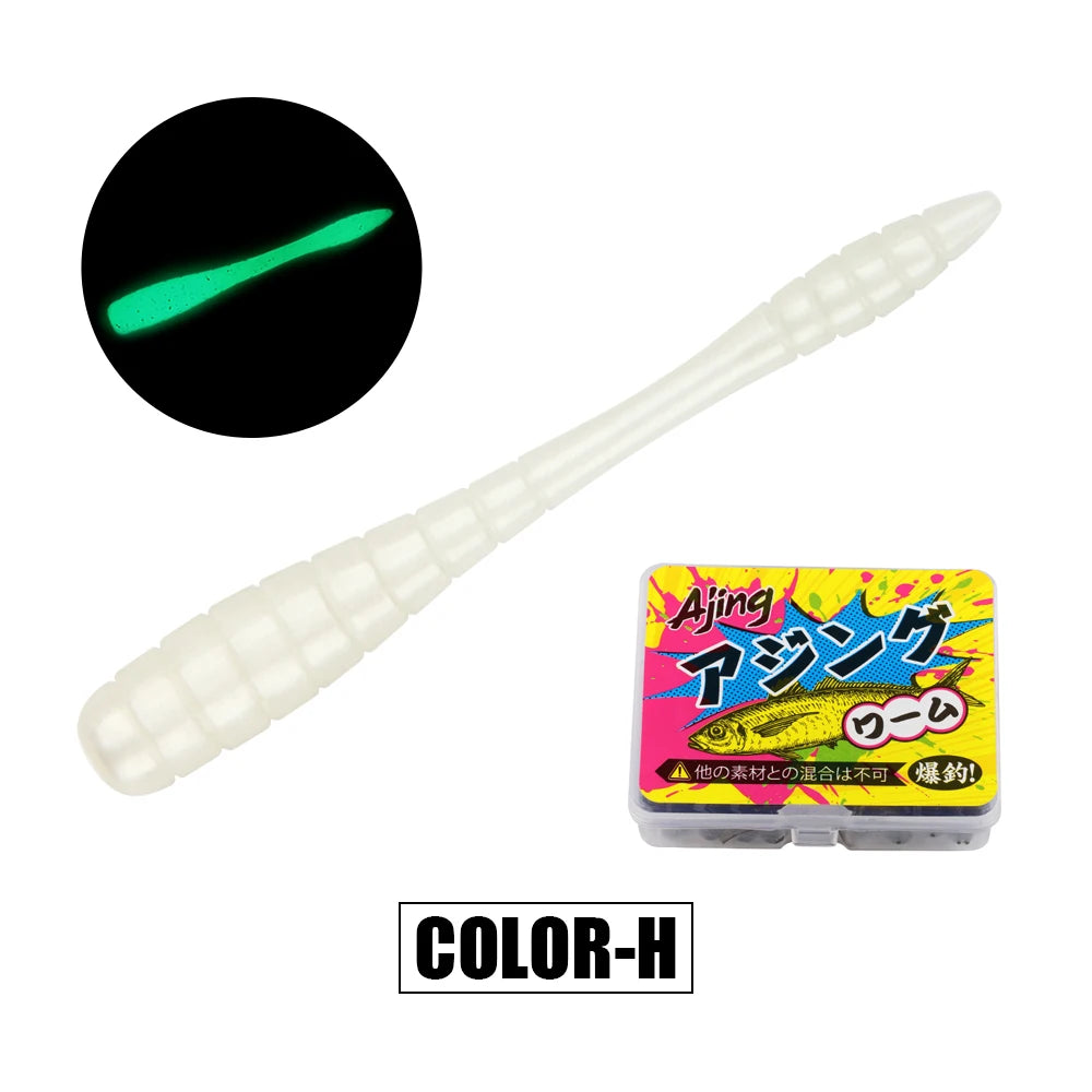 Spinpoler 4.8cm Ajing Soft Fishing Lure Mini Plastic Bait Tpr Rockfishing Stream River Sea Smaller Predators Drop Shot Tackle