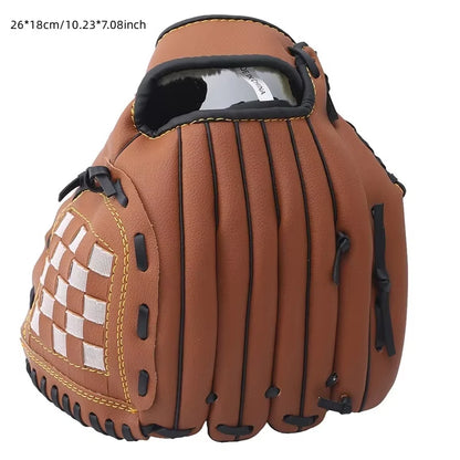 Outdoor camping sport Baseball Gloves Softball Practice Equipment Size 9.5 Left Hand For Kids/Adults Man Woman Training