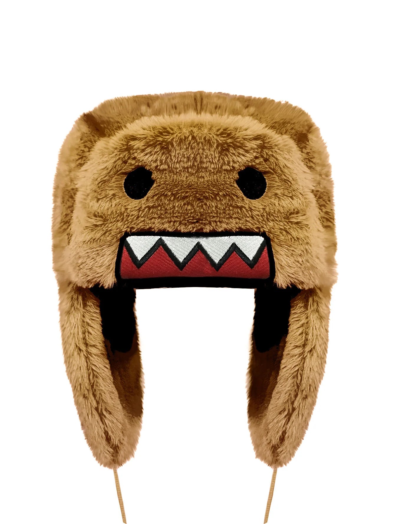 New Winter Warm Domo Kun Sprint Autume Brown Hat Ushanka Hat Cute Winter Hat for Boys Girls Kids Cartoon Anime Cap Gorras