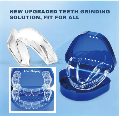 4pcs/Box Mouth Guards for Grinding Teeth Moldable Dental Teeth Night Guard for Adult Stop Teeth Grinding Bruxism Tray