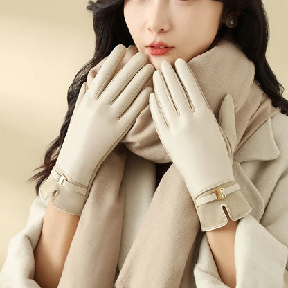 【Thick Warm】Women's Touchscreen Gloves Winter Windproof Riding Driving Gloves