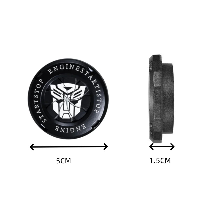 Car Onekey Start Stop Button Cover Car Interior Decor Engine Ignition Start Switch Protective Cover Motorcycle Start Ring