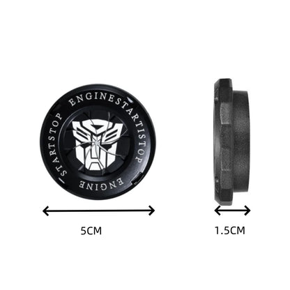 Car Onekey Start Stop Button Cover Car Interior Decor Engine Ignition Start Switch Protective Cover Motorcycle Start Ring