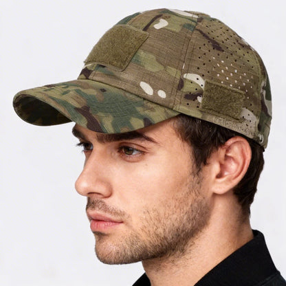 Camouflage Baseball Cap Breathable Sun Protection Hat Outdoor Sports Hunting Hiking Camping Fishing Sun Hats