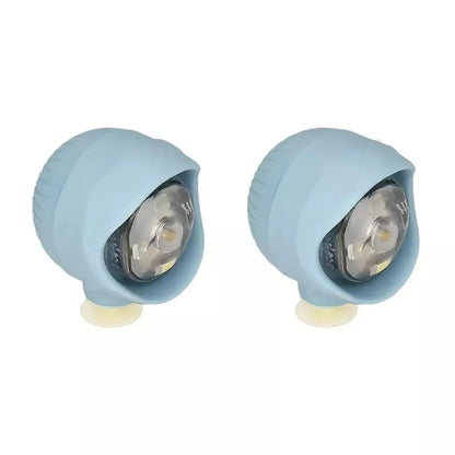 2pcs Hollowed-Out Shoes Lights Glowing Slipper Decoration Charm Headlights For Crocs Cloggs Shoe Headlight Waterprof Hiking