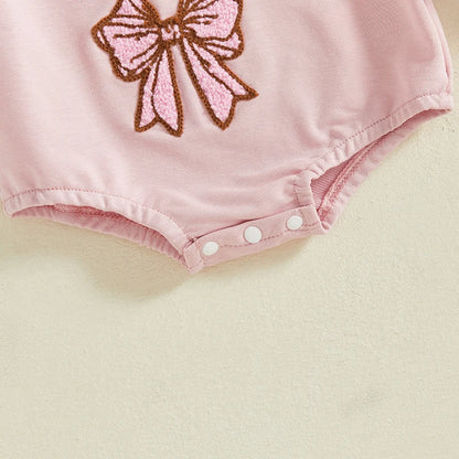 Daddy s Little Princess Father s Day  with Floral Embroidery and Ruffle Sleeves for Baby Girls