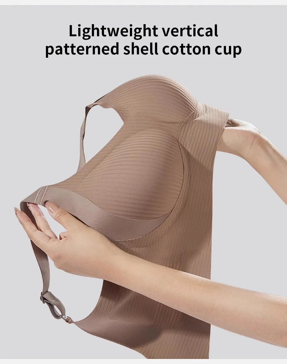 Women Maternity Bra Non Slip Shoulder Strap Bralette Simple and Casual No Underwire Padded Full Cup Size Adjustable Underwear