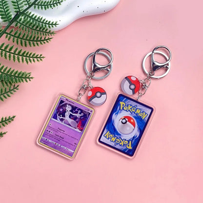 1/43Pcs Pokémon Pikachu Bulbasaur Gold Saint Acrylic Keychain Backpack Pendant Bag Charms Accessories Decoration Holiday Gifts