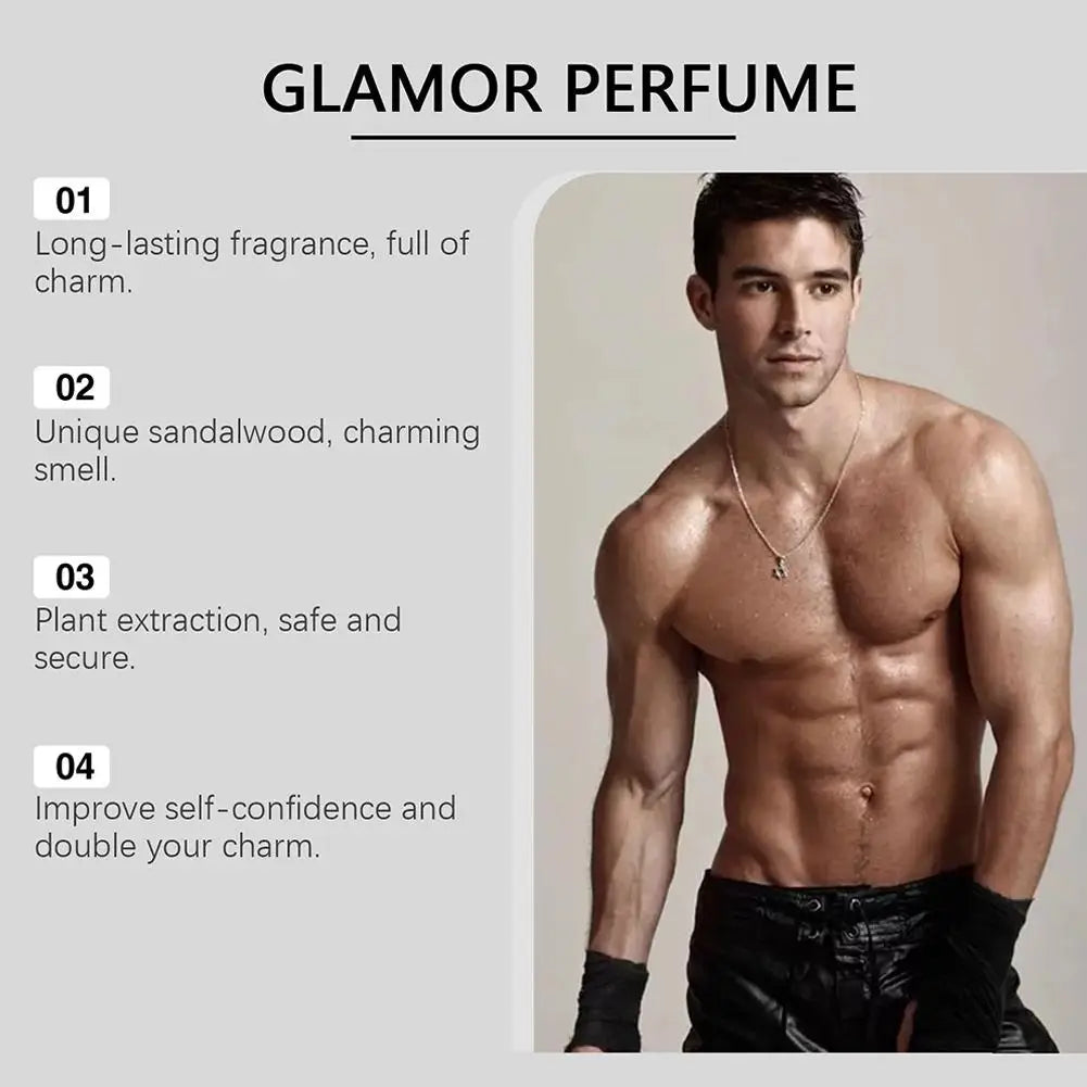 Men's Dating Spray Portable, Attractiveness Enhanced Fragrance, Rich Layered Scent Lasts All Day, Attractiveness Dating Spray