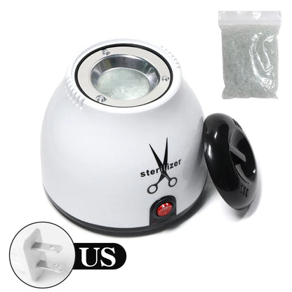 YIKOOLIN 100W Nail Tool Sterilizer Pot High Temperature to Clean Nail Tool  Disinfectant Jar Tweezer Disinfectant Container