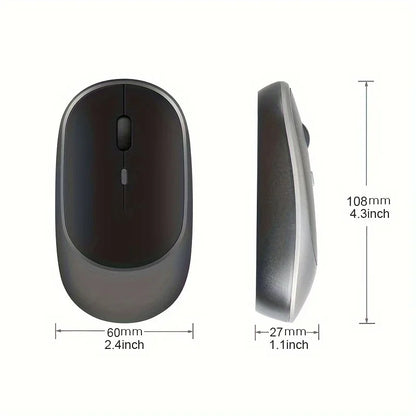 Wireless Mouse Rechargeable Mouse Gamer Dual Modes Bluetooth-compatible 2.4G Mice For Laptop Pad Tablet PC Macbook Mause