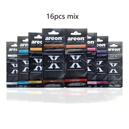 Our High-Quality [Shape X] car air fresheners, which can be used as decorations for car rearview mirrors, are available in sets