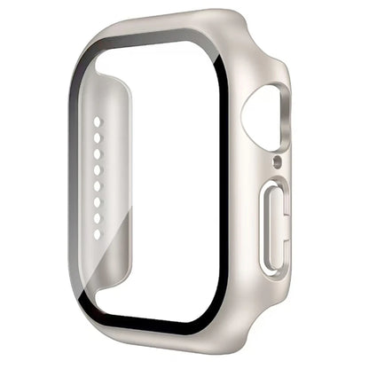 Glass+Cover For Apple Watch case 11 10 9 8 7 6 SE 5 Accessorie Screen Protector iwatch series 46mm 42mm 49mm 44mm 40mm 41mm 45mm