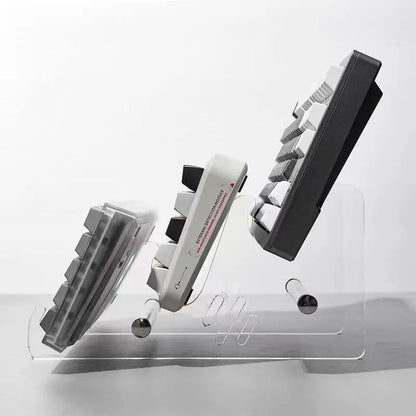 Keyboard Display Stand Transparent Acrylic Keyboard Stand for Computer Mechanical Keyboard holder layer Rack keyboard tray