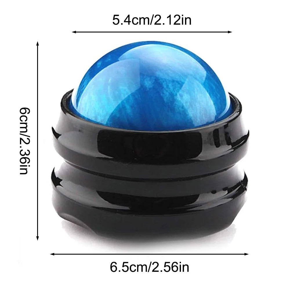 Mini Manual Therapy Body Massager Ball 360 Degree Spin Design Self Massage Tool for Back Shoulders Foot Massage
