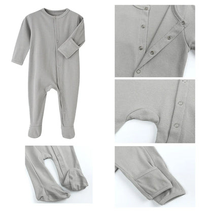 Cotton Jumpsuits Newborn Baby Rompers Sleepsuits INS Jumpers One-pieces Sleepers Autumn Spring Growings Roupa De Bebe Grows