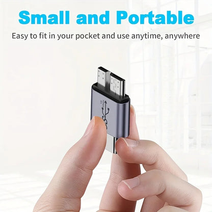 USB C 3.2 Micro B Male to Type C Female Adapter Type-C To Micro B Connector for Laptop External Hard Drive Disk Box Samsung S5