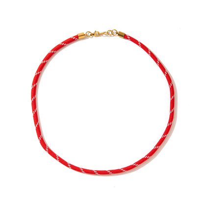 Drip oil red love necklace pendant, niche heart-shaped couple accessory DIY handmade pendant, gold-plated