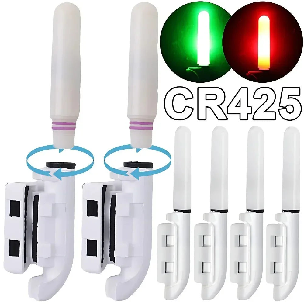 LED Removable Waterproof Fishing Electronic Rod Luminous Stick Light CR425 Battery Float Tackle Night Rock Fishing Accessorie
