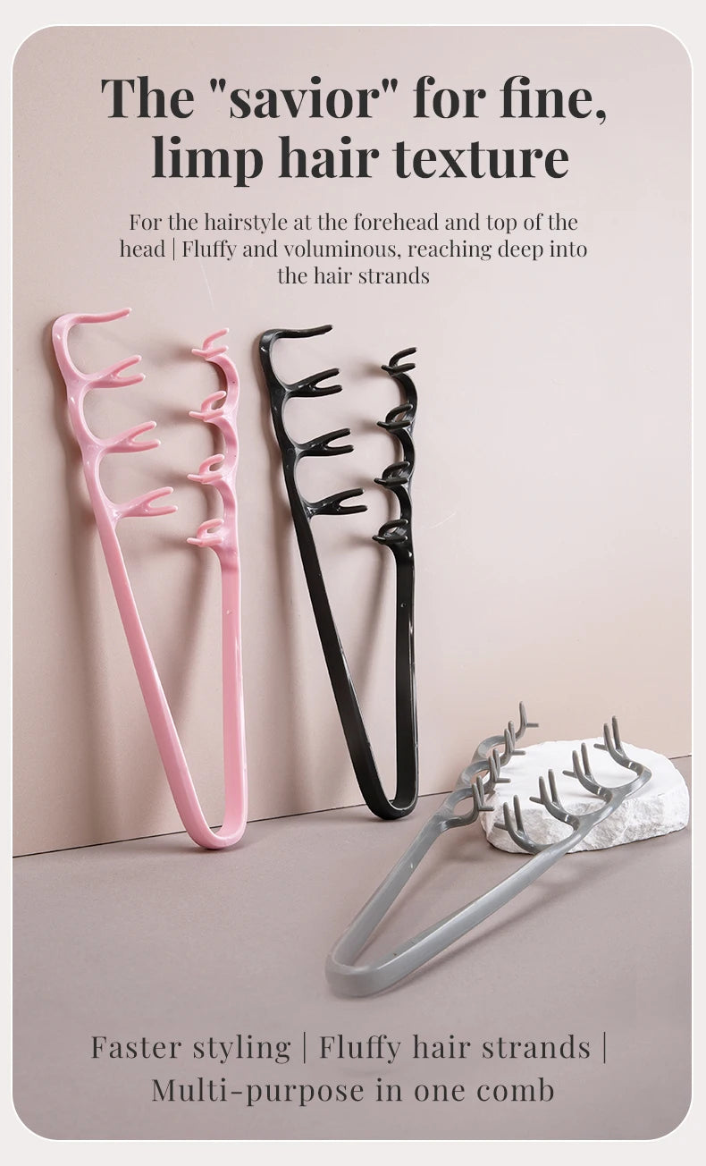 1pcs Professional Volumizing Hair Comb for Fluffy Texture Styling Wide Tooth Detangling for Salon Home Use Styling Accessories