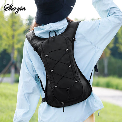 New 12L Outdoor Sport Bike Cycling Running Hiking Hydration Water Bag Storage Helmet Pack Waterproof UltraLight Bladder Backpack