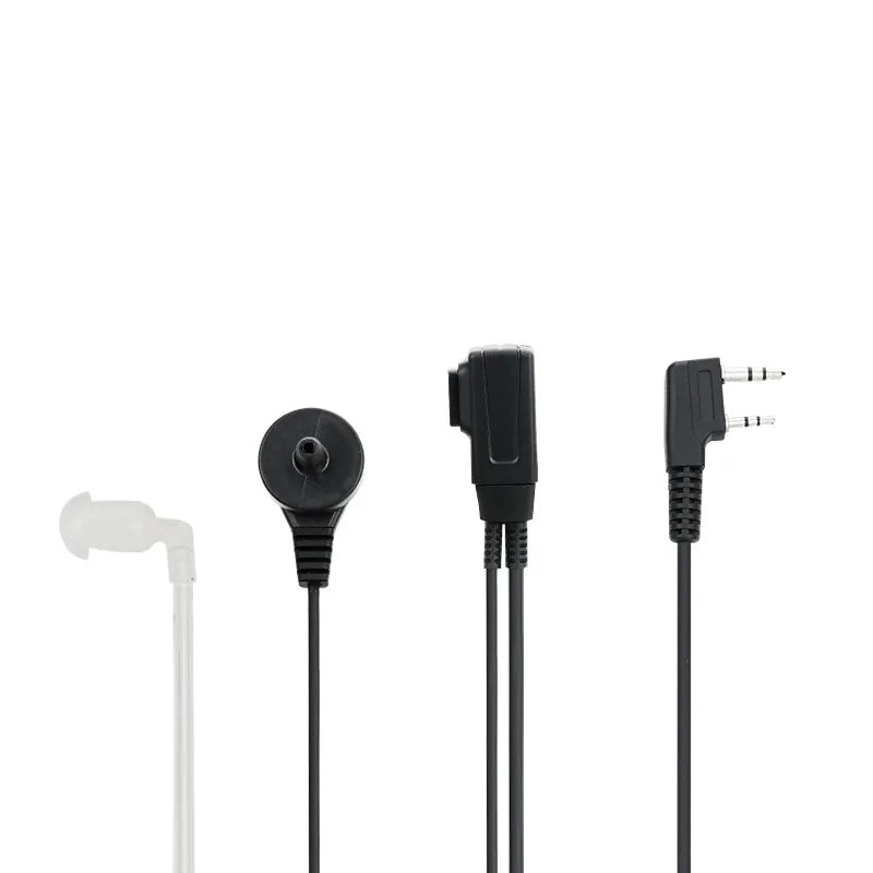 1Pcs Air Acoustic Tube Headset For Baofeng Radio Walkie Talkie K Port Earphone PTT With Microphone For UV-5R 888s Guard Earbuds