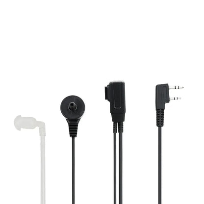 1Pcs Air Acoustic Tube Headset For Baofeng Radio Walkie Talkie K Port Earphone PTT With Microphone For UV-5R 888s Guard Earbuds