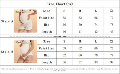 Flarixa Seamless Maternity Leggings Shorts High Waist Pregnant Women Panties Pregnancy Belly Bump Boxers Briefs High Elastic