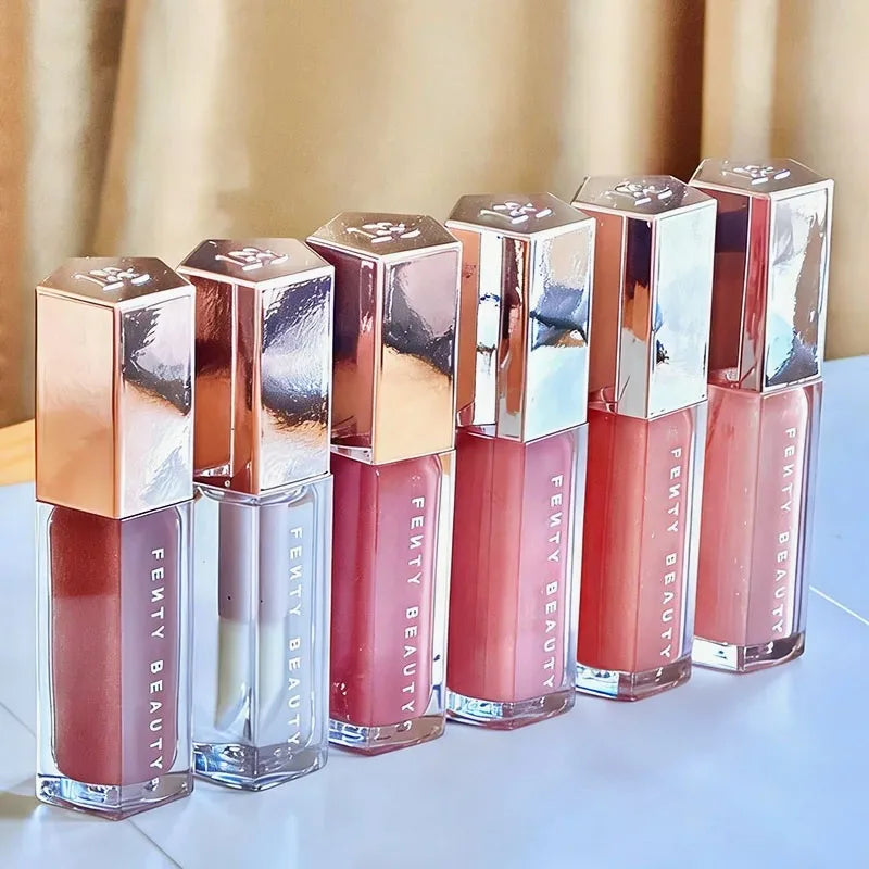 Fashionable and Fresh Fenty Beauty Lip Gloss Multi-color Shiny Transparent Liquid Lipstick Beginner Essential Lipstick Cosmetics
