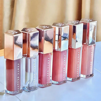 Fashionable and Fresh Fenty Beauty Lip Gloss Multi-color Shiny Transparent Liquid Lipstick Beginner Essential Lipstick Cosmetics