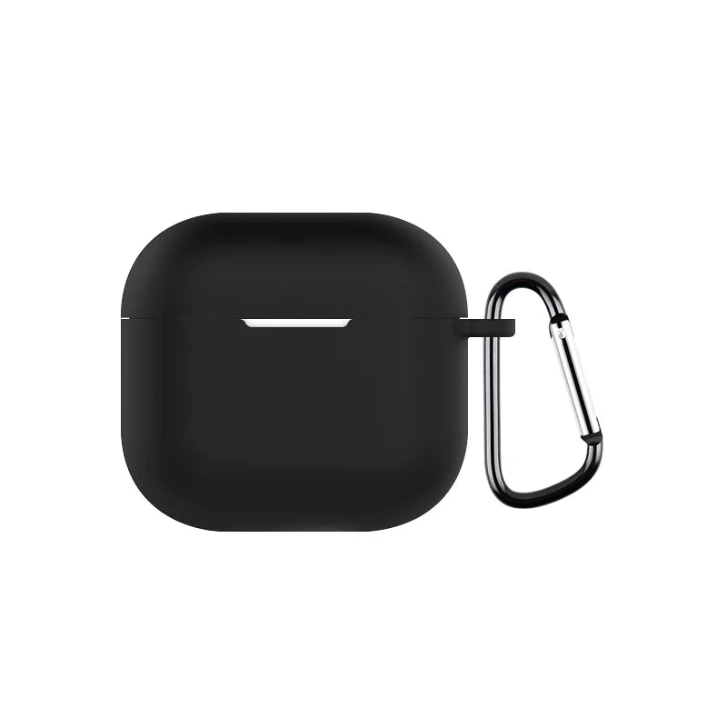 Wireless Headset Silicone Cover For AirPods 4 4th Generation 2024 Case For AirPods4 Air Pods 4 Coque Soft TPU Fundas With Hook