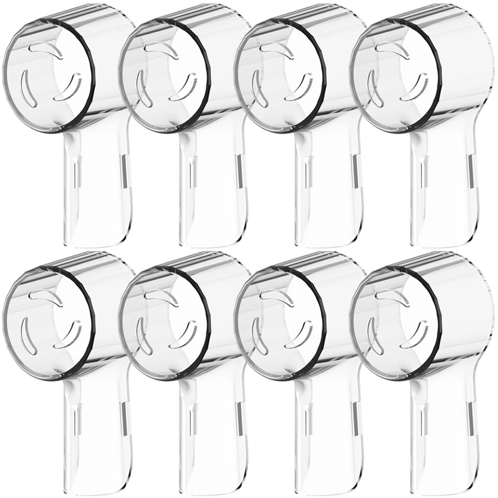 4 Pcs Compatible with Oral B iO Electric Toothbrush Heads Dustproof Covers, Protective Cover Cap for All Round Toothbrush Heads
