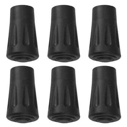 Anti-Slip Hiking Sticks with Cap Protection Cap Pointe De Canne De Marche Cushioning Tips 6/12 Pieces Escalade