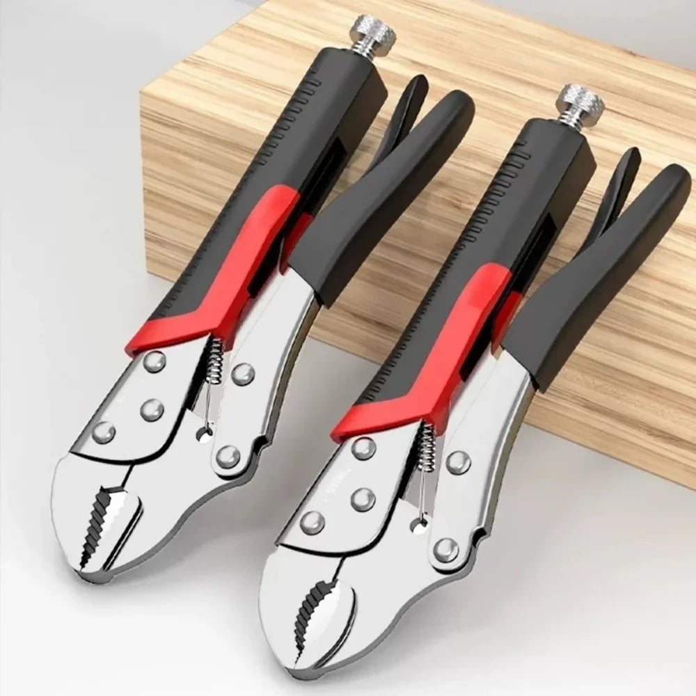 5inch Locking Pliers Lock Pliers Curved Jaw Pliers Straight Long Nose Pliers Multi-function Welding Clamp Tools Universal Pliers