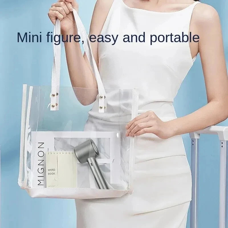 Portable Hand Fan , 120 Wind Speeds, Mini Bladeless Handheld Fan, USB Rechargeable Personal Highspeed Fans, Electric Eyelash Fan
