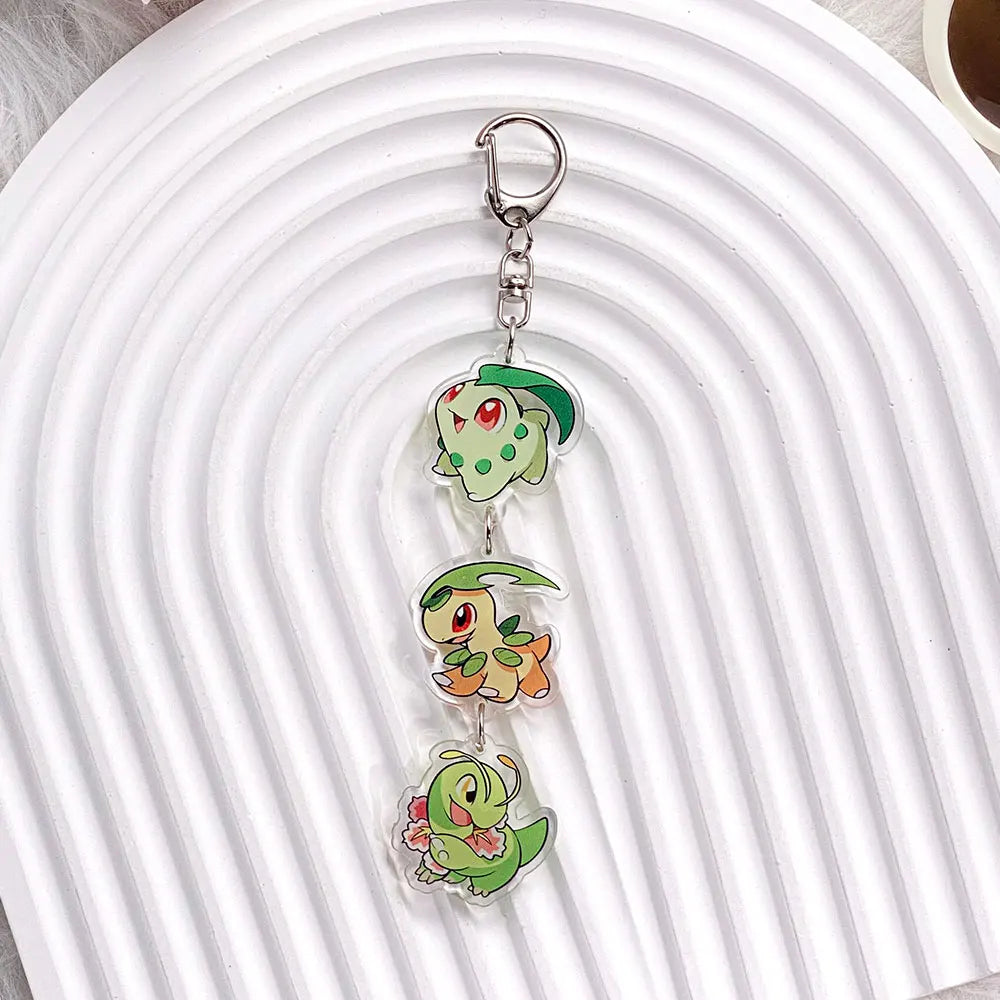 Pokémon Characters Pikachu Bulbasaur Jigglypuff Acrylic Keychain Bag Charms Accessories Backpack Pendant Key Holder Friend Gifts