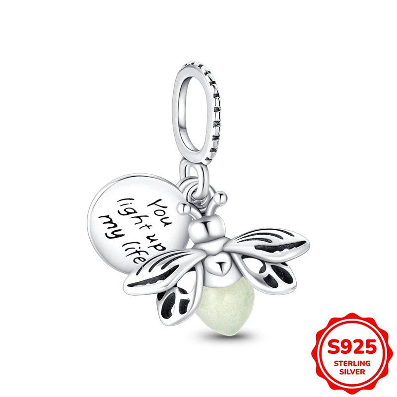 Charms plata de ley Disney Stitch Mickey and Minnie Pendant Beads Fits 3mm Bracelet Necklace For Women Luxury DIY Fine Jewelry