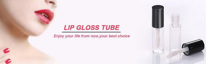 1.2ml Mini Lip Gloss Tubes with Wand Empty Travel Bottle Refillable Lip Gloss Containers Lip Balm DIY Lipstick Cosmetics