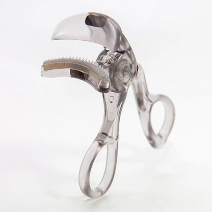 Portable Wide-Angle Eyelash Curler with Built-in Comb - for All Eye Shapes | Beginner-Friendly & Battery-Free (Travel Must-Have)