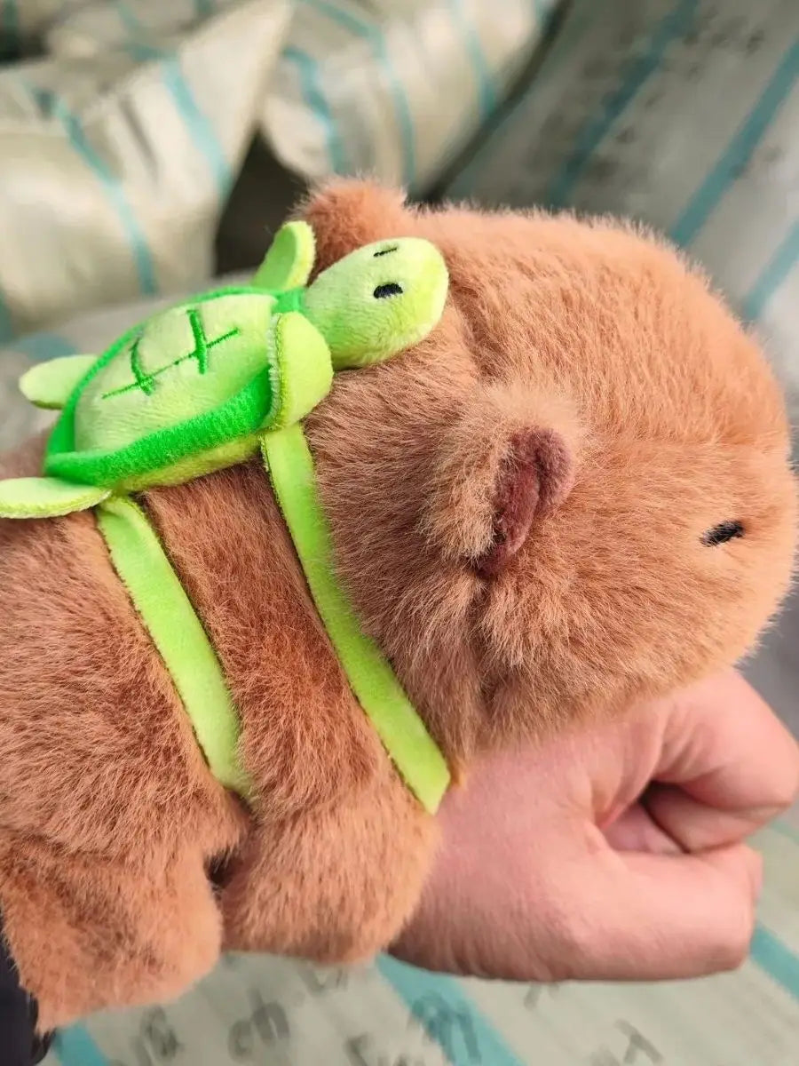 Animal Capybara Fox Wristband Plush Doll Toys Soft Wrist Band Christmas Gifts